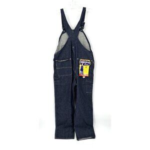 40S DEADSTOCK UNIVERSAL SANFORIZED STONE CUTTER OVERALLS premium denim 42 X 34